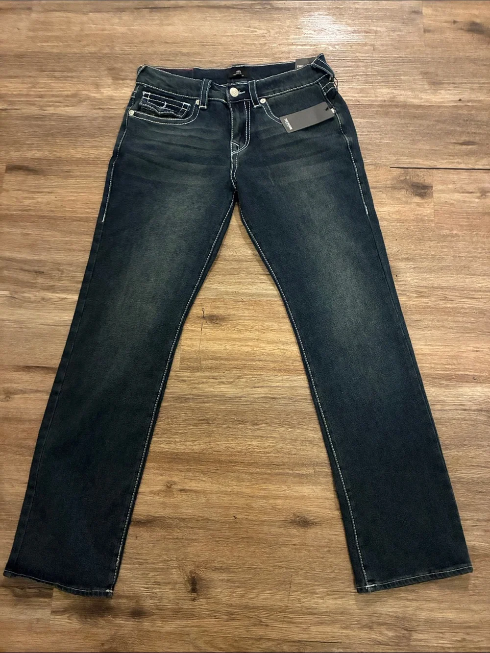Men's true religion relaxed straight jeans